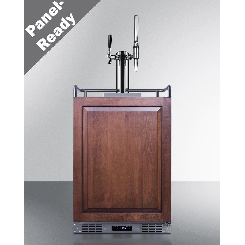 Summit SBC682PNRCMTWIN 24″ Wide Built-in Cold Brew/nitro Coffee Kegerator (panel Not Included)