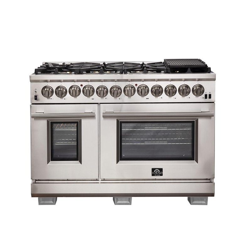 Forno FFSGS618748 Forno Capriasca 48″ Freestanding Dual Fuel Range