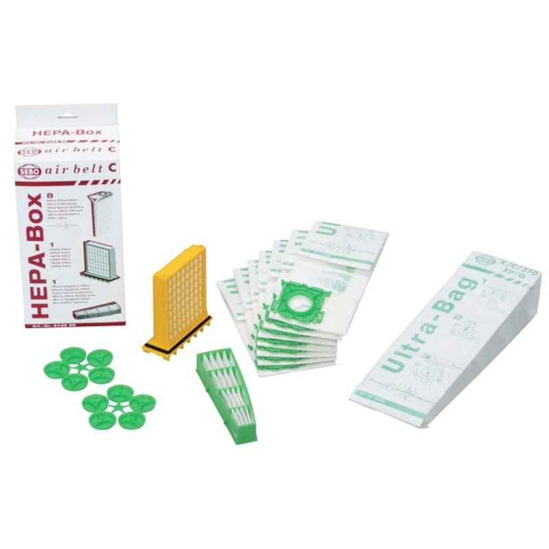 SEBO Airbelt C HEPA Filter and Bag Service Box