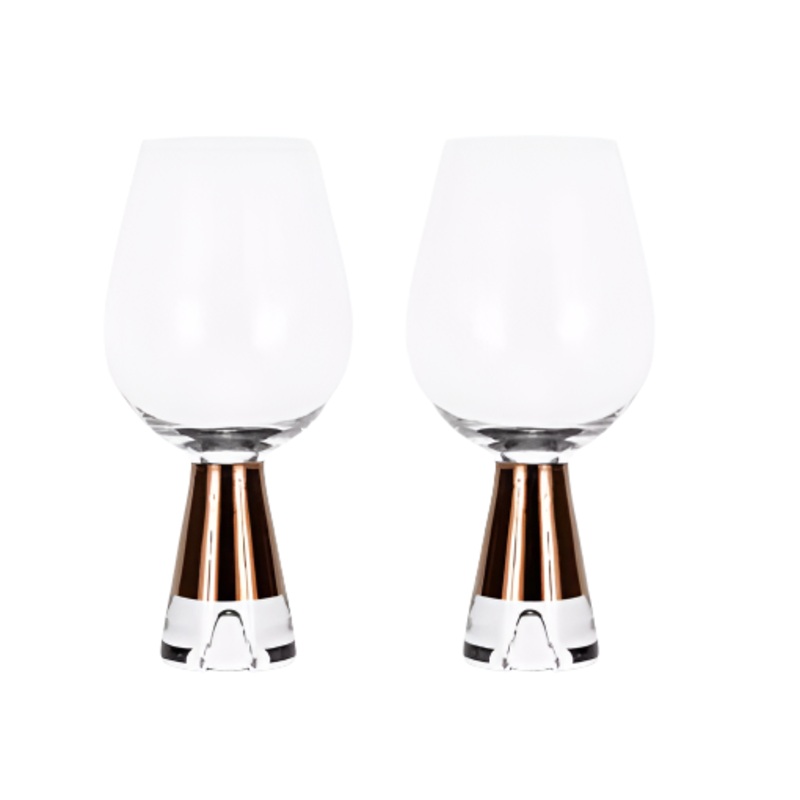 Tank Wine Glasses x2 Copper ***Moving Sale********NEW IN BOX****