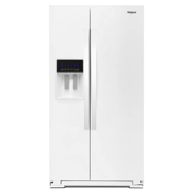 Whirlpool WRS571CIHW 36-inch Wide Counter Depth Side-by-Side Refrigerator – 21 cu. ft.