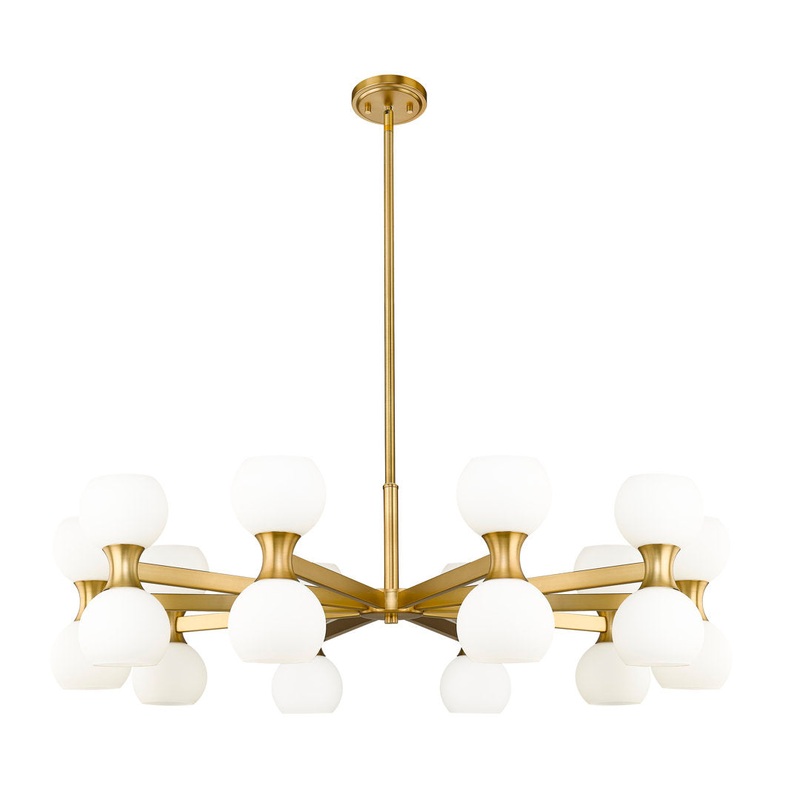 Anner 20 – Light Modern Linear Chandelier Corrigan Studio Finish: Modern Gold
