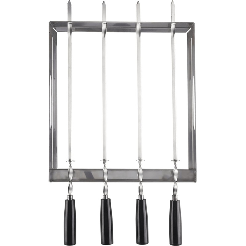 Napoleon Bbq 70014 PRO Series Stainless Steel Rotating Skewer Rack