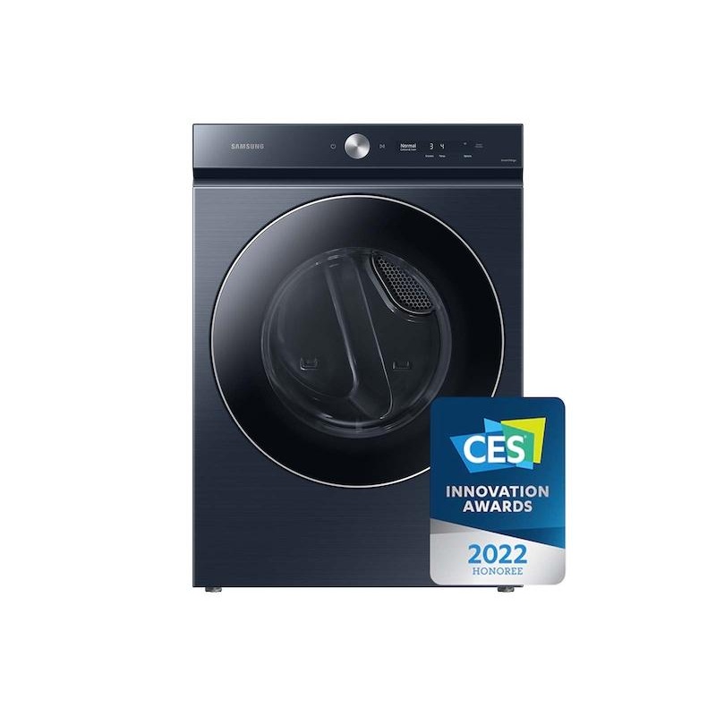 Samsung DVG53BB8900DA3 Bespoke 7.6 cu. ft. Ultra Capacity Gas Dryer with AI Optimal Dry and Super Speed Dry in Brushed Navy