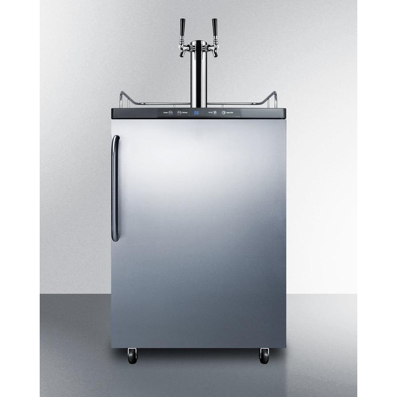 Summit SBC635MBI7SSTBTWIN 24″ Wide Built-in Kegerator