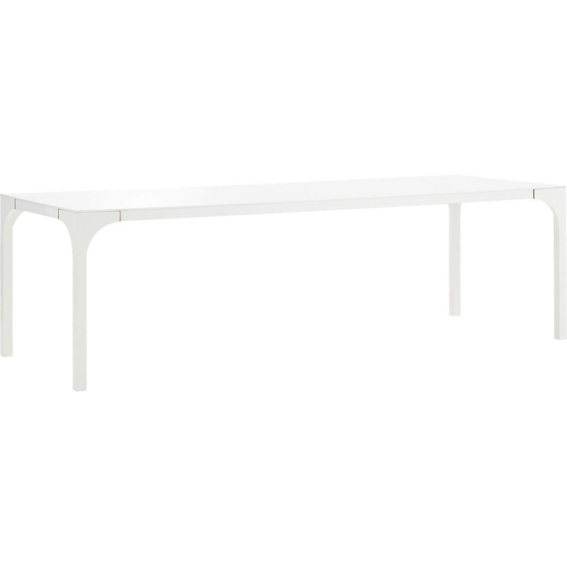 AQUA VIRGO LARGE WHITE DINING TABLE