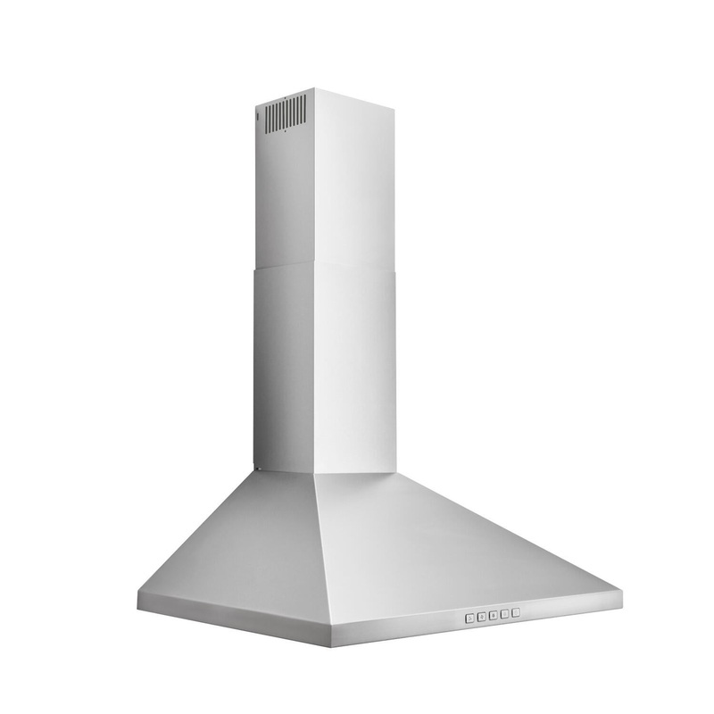 Broan BWP2366SS Broan 36-Inch Convertible Wall-Mount Pyramidal Chimney Range Hood, 630 Max Cfm, Stainless Steel