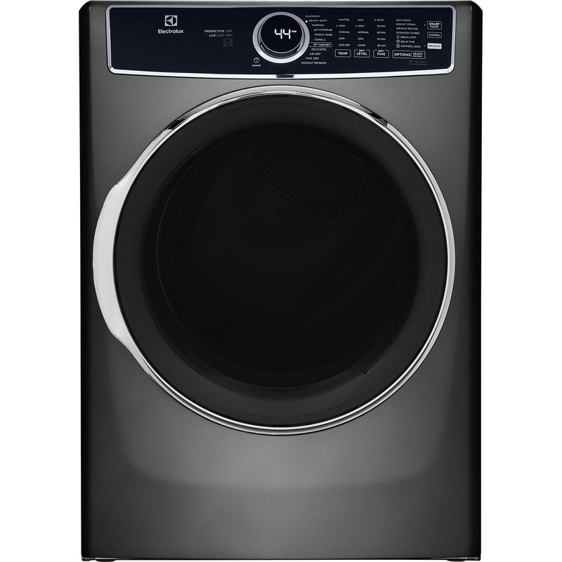 Electrolux ELFG7637AT Front Load Perfect Steam Gas Dryer with LuxCare Dry and Instant Refresh – 8.0 Cu. Ft.