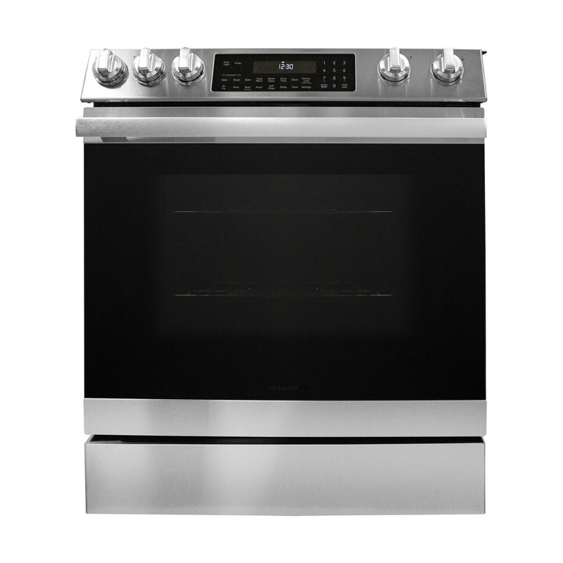 Sharp SSR3065JS 30 in. Electric Convection Slide-In Range with Air Fry