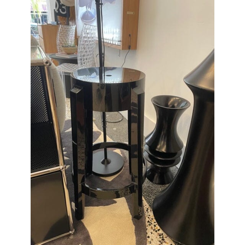 Charles Ghost Stool ***Floor Sample*** Counter Height; Glossy black