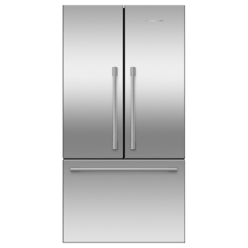 Fisher & Paykel RF201AHJSX1 Freestanding French Door Refrigerator Freezer, 36″, 20.1 Cu Ft, Ice