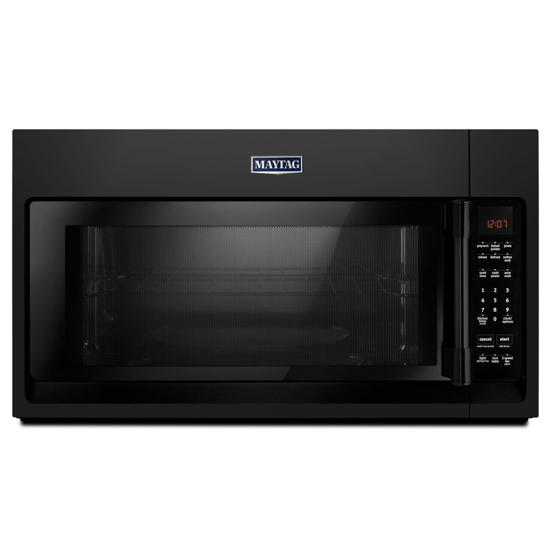 Maytag MMV4206FB Over-The-Range Microwave With Interior Cooking Rack – 2.0 Cu. Ft. Black