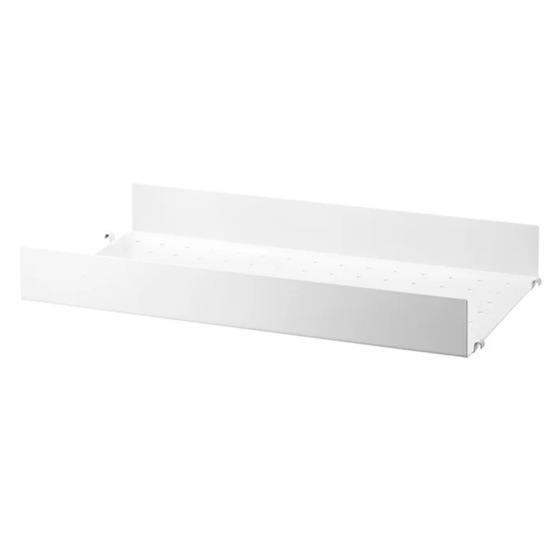 String Metal Shelf with High Edge