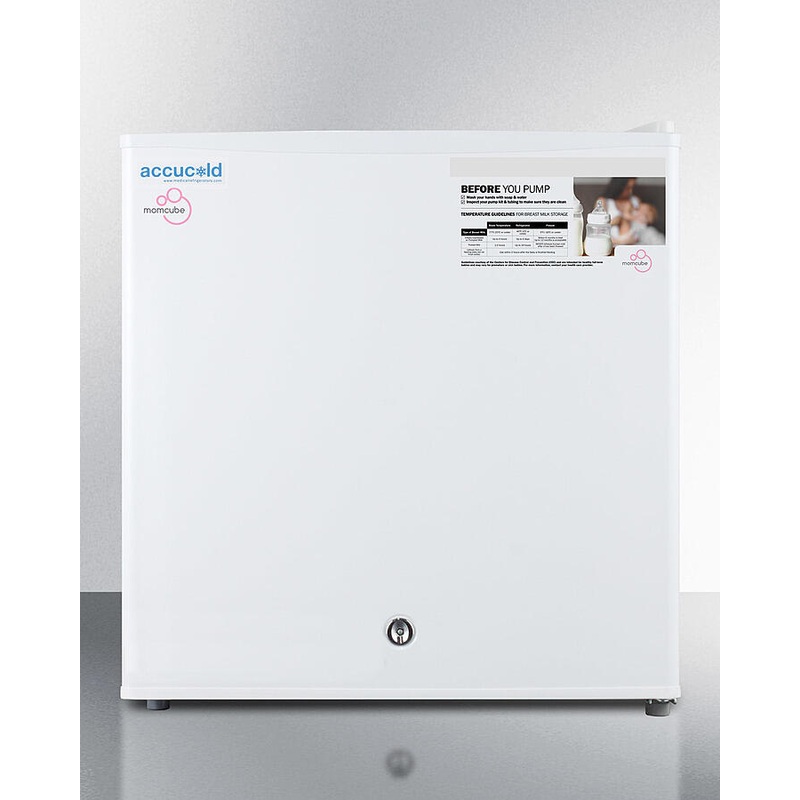 Summit FS24LMC Countertop Momcube All-Freezer For Storage Of Breast Milk, Manual Defrost With Lock