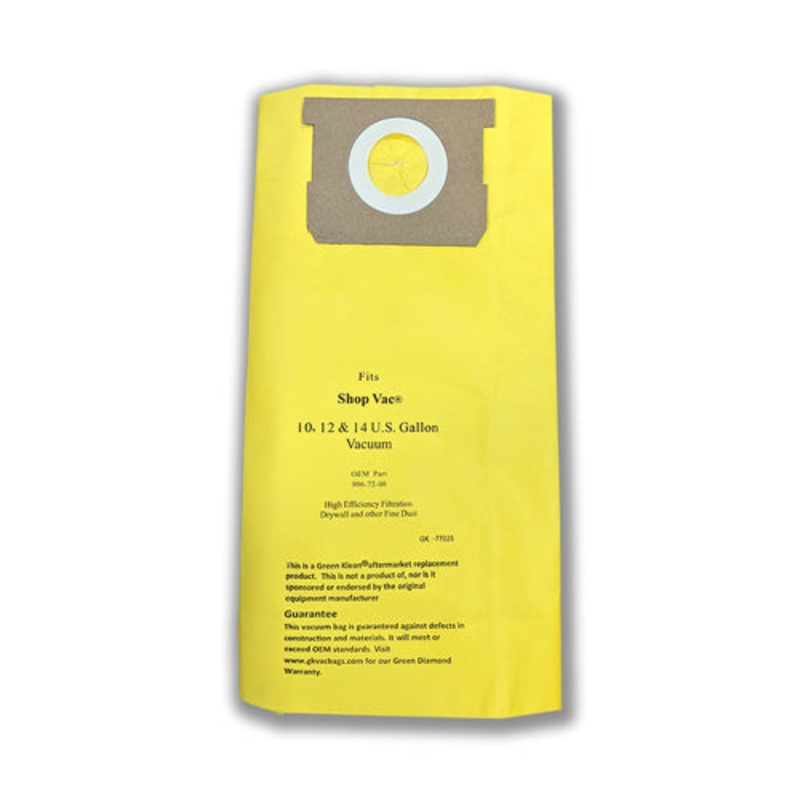 Shop-Vac Replacement 10-14 Gallon Vacuum Bags – 2 Pack