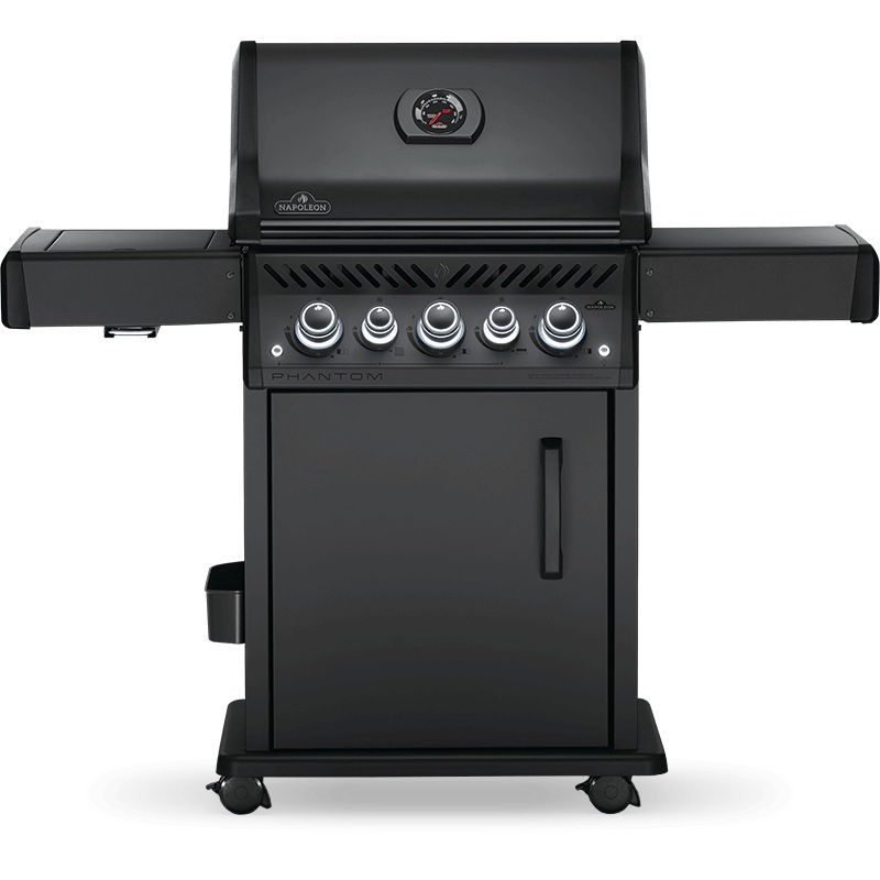 Napoleon Bbq RSE425RSIBNMK1PHM Phantom Rogue SE 425 RSIB with Infrared Side and Rear Burners , Natural Gas, Matte/Matt Black