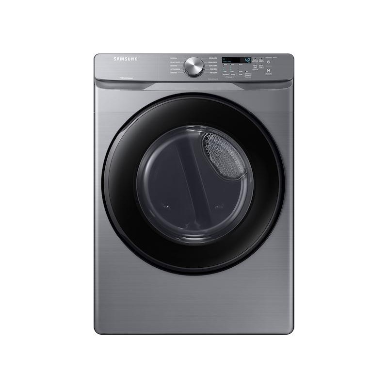 Samsung DVE45T6000P 7.5 cu. ft. Front Load Electric Dryer with Sensor Dry in Platinum