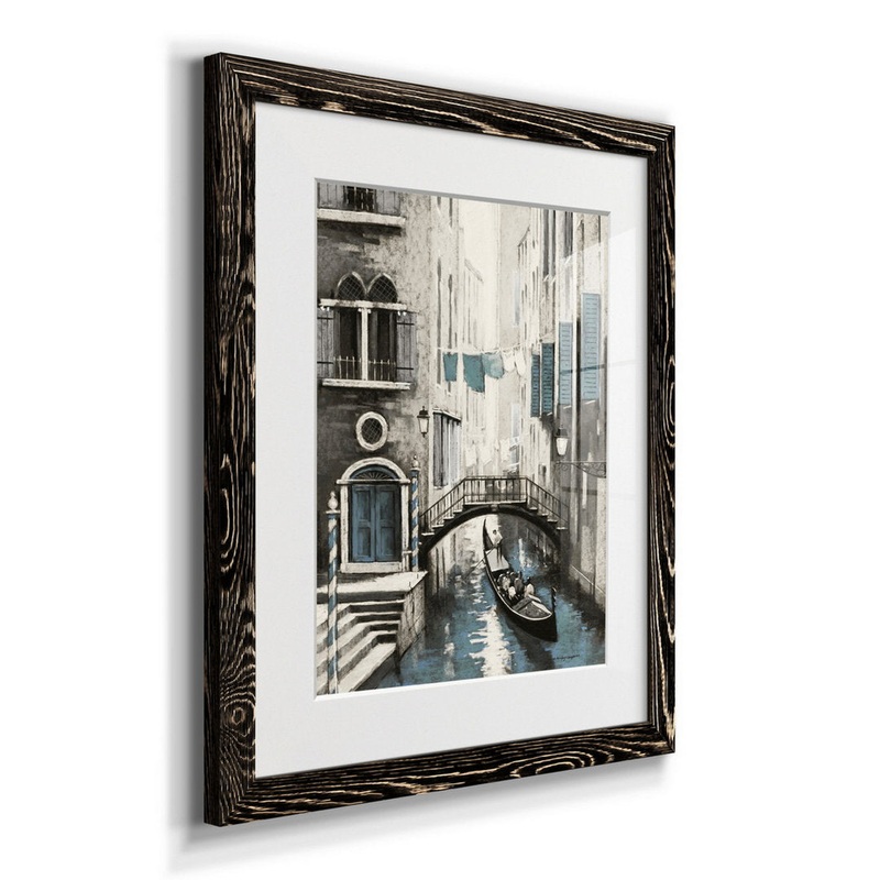 Venice I – Painting Print Winston Porter Mat Color: White Size: 24″ H x 18″ W x 1.5″ D Format: Black Framed Paper