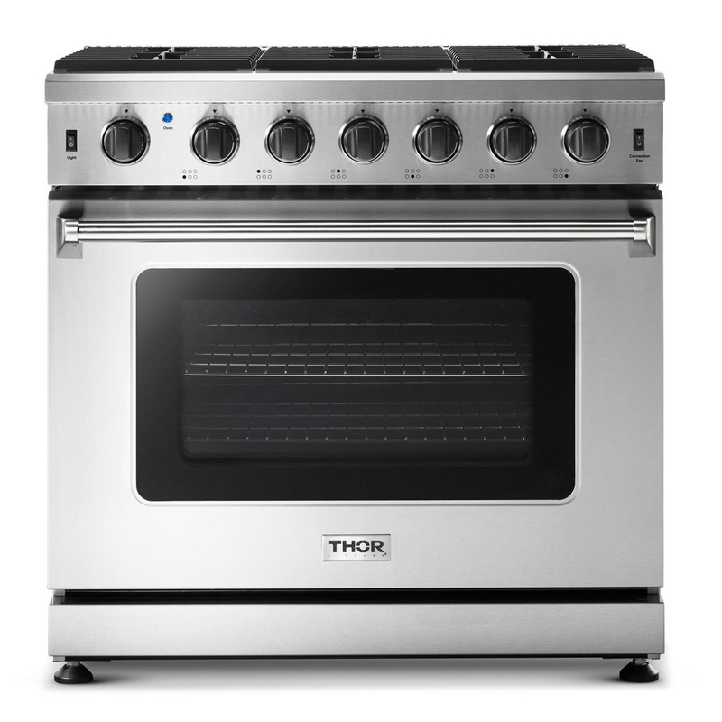 LRG3601U Thor Kitchen 36-inch Gas Range – Model Lrg3601u