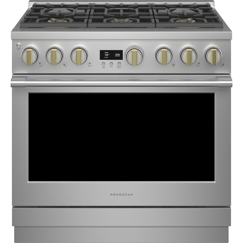 Monogram ZDP366NTSS Monogram 36″ Dual-Fuel Professional Range With 6 Burners (Natural Gas)