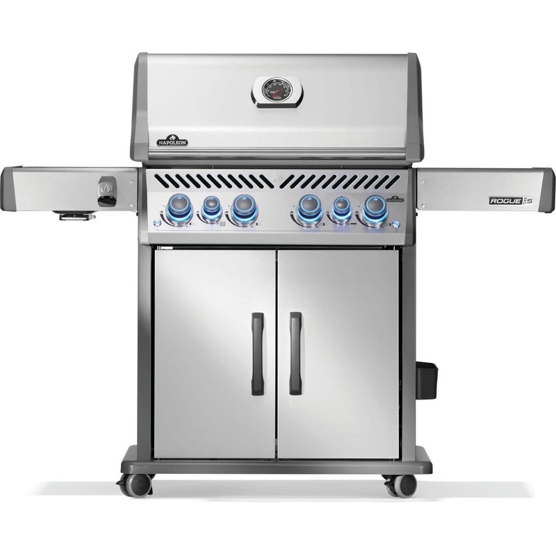 Napoleon Bbq RPS525RSIBNSS2 Rogue Pro-S 525 Rsib With Infrared Side And Rear Burner , Natural Gas, Stainless Steel