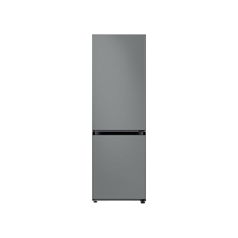 Samsung RB12A300631 12.0 cu. Ft. Bespoke Bottom Freezer Refrigerator with Flexible Design in Grey Glass