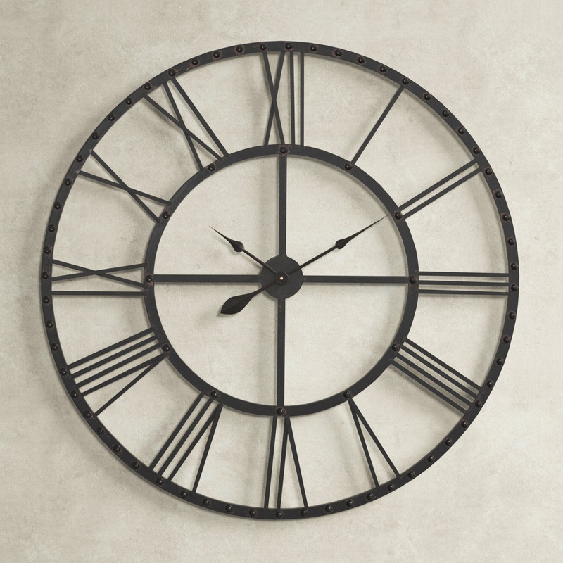 Acerra 44.5″ Wall Clock Birch Lane
