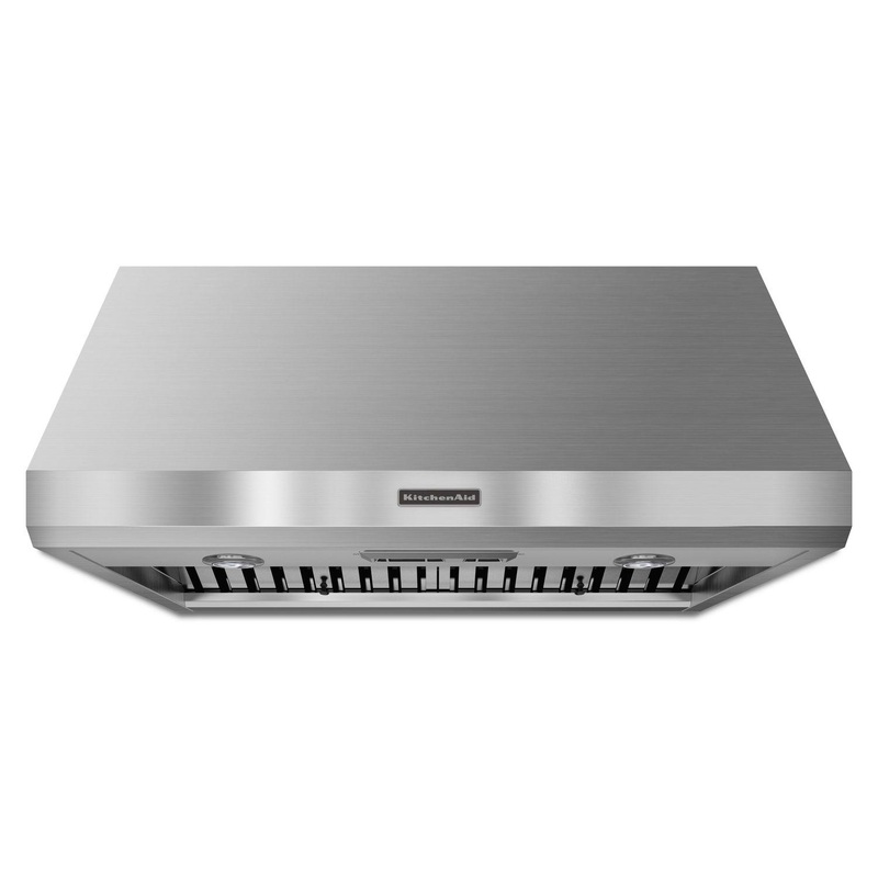 Kitchenaid KXW8736YSS 36” Wall-Mount 600-1200 CFM Canopy Hood, Commercial-Style Stainless Steel