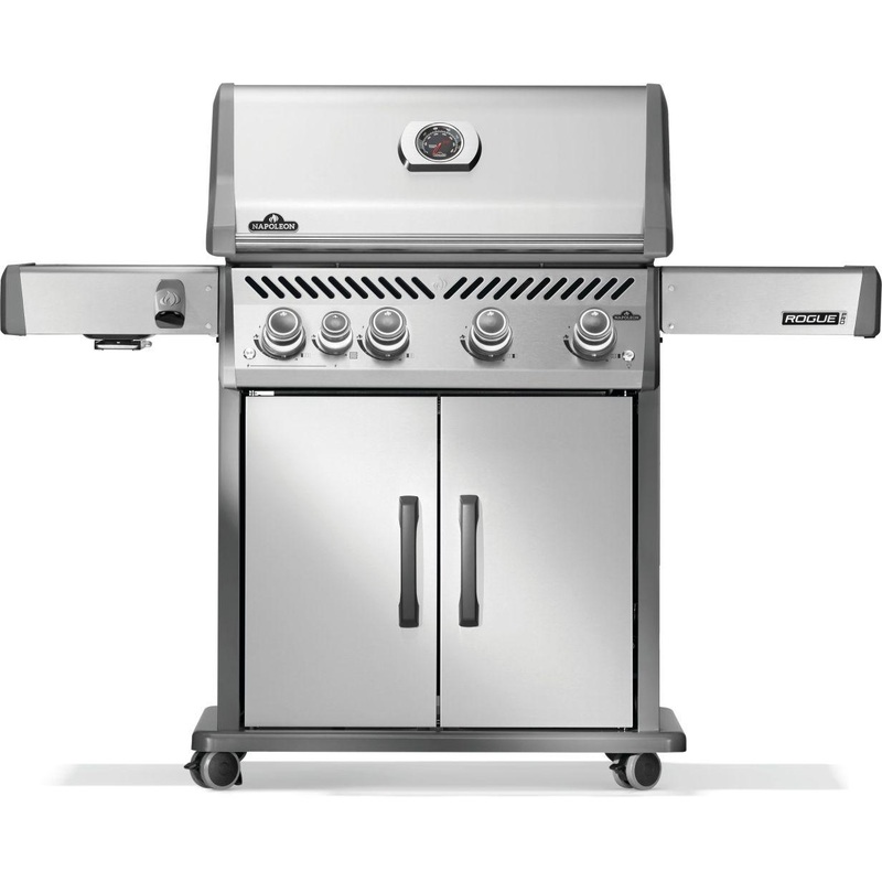Napoleon Bbq RP525SIBPSS2 Rogue Pro 525 Sib With Infrared Side Burner , Propane, Stainless Steel