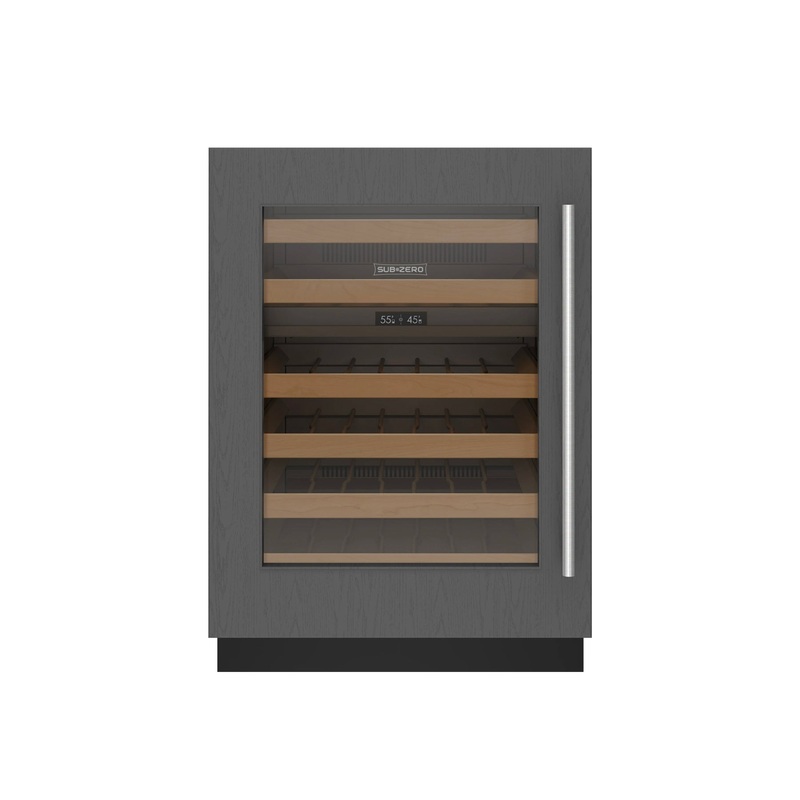 Sub-Zero Certified DEU2450W/L 24″ Panel Ready Dual Zone Wine Cooler
