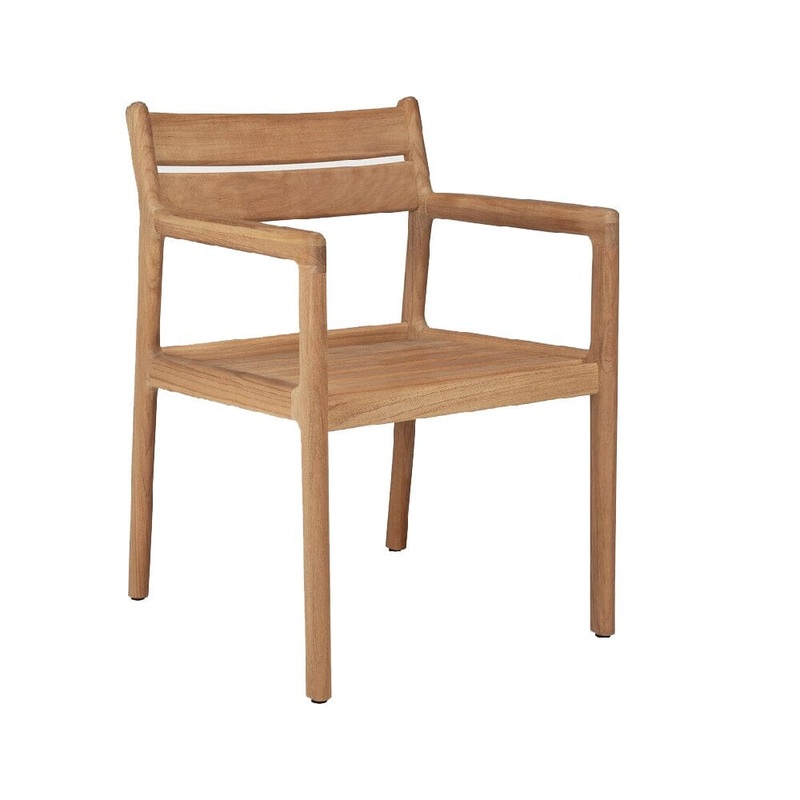 Teak Jack Outdoor Dining Chair Frame