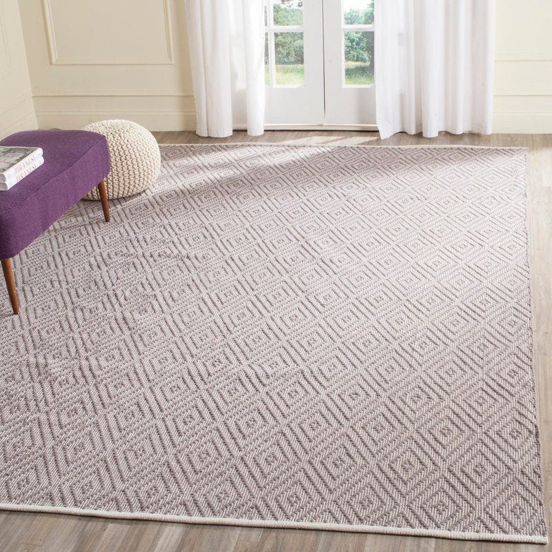 Akihito Hand Woven Cotton Geometric Rug Wrought Studio Rug Size: Rectangle 4′ x 6′