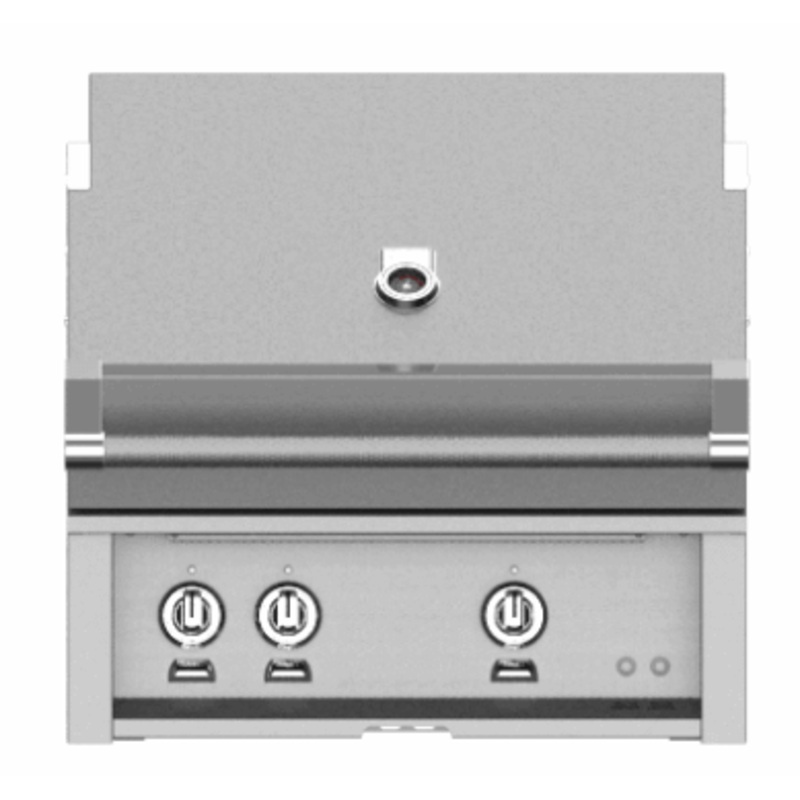 Hestan GMBR30NGDG Hestan 30″ Natural Gas Built In Grill Gmbr30 – Dark Grey (Custom Color: Pacific Fog)