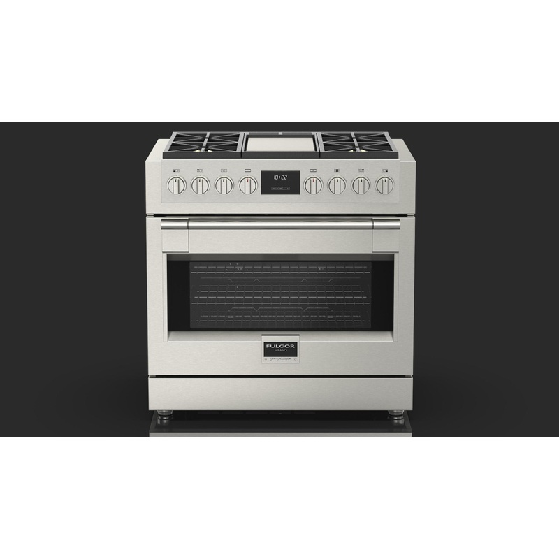 Fulgor Milano F6PGR364GS2 Sofia 36 Pro All Gas Range With Griddle