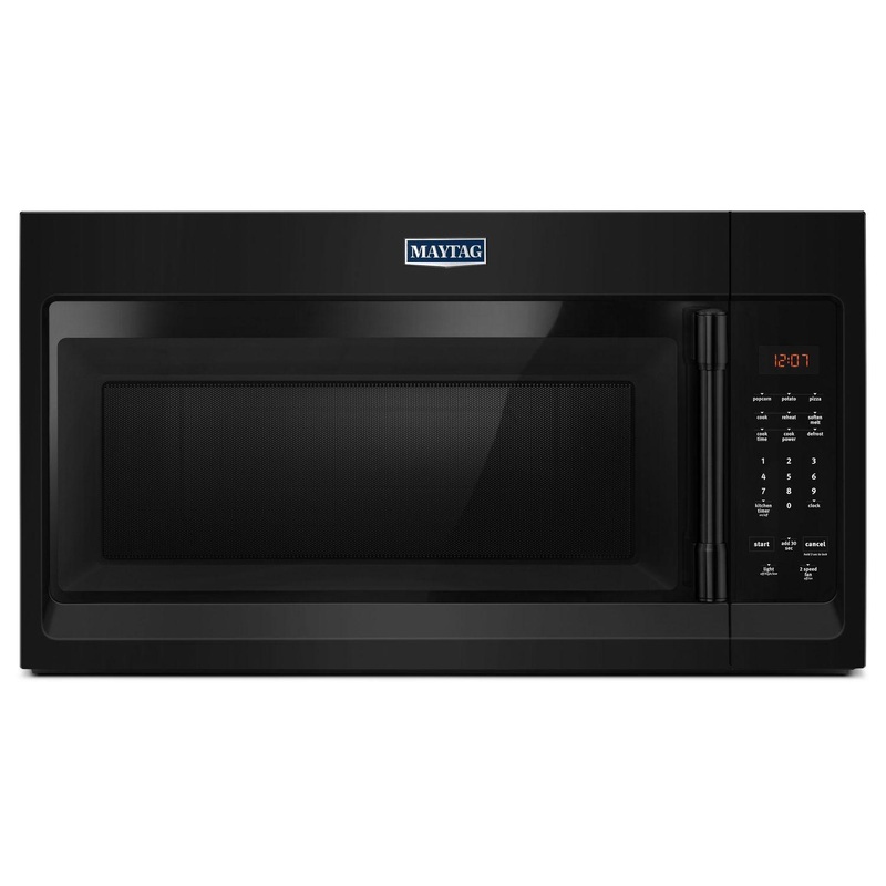Maytag MMV1174FB Compact Over-The-Range Microwave – 1.7 Cu. Ft. Black