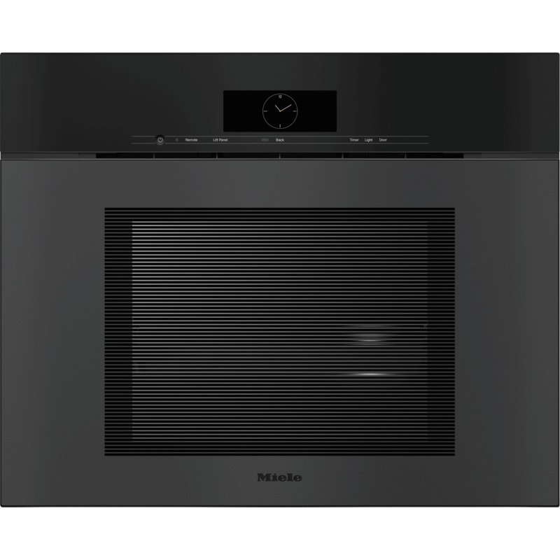 Miele DGC7880XOBM Dgc 7880X – 30″ Handleless Combi-Steam Oven Xxl For Steam Cooking, Baking, Roasting With Roast Probe + Menu Cooking.