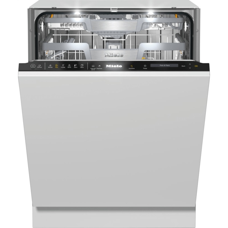 Miele G7591SCVIAUTODOSCLEANTOUCHSTEELOBSIDIANBLACK G 7591 Scvi Autodos – Fully Integrated Ada Dishwasher With Automatic Dispensing Thanks To Autodos With Integrated Powerdisk.