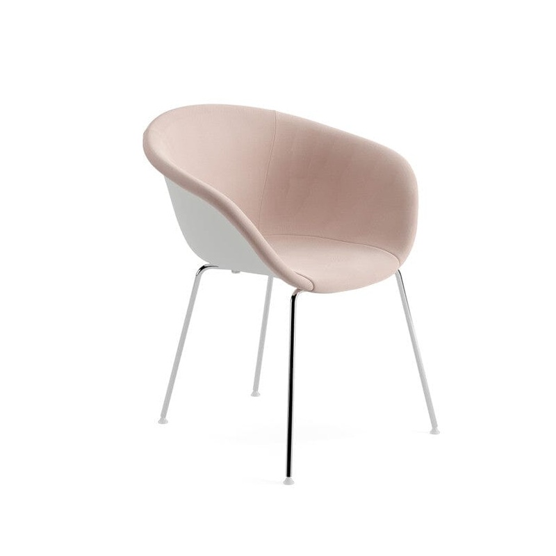Duna 02 Four Leg Chair With Front Upholstery