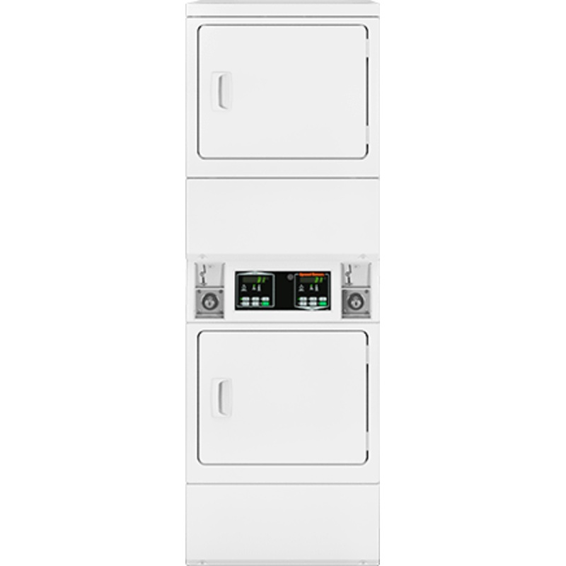 Speed Queen SSGNCAGS113TW01 Stack Gas Dryer – Coin-Operated