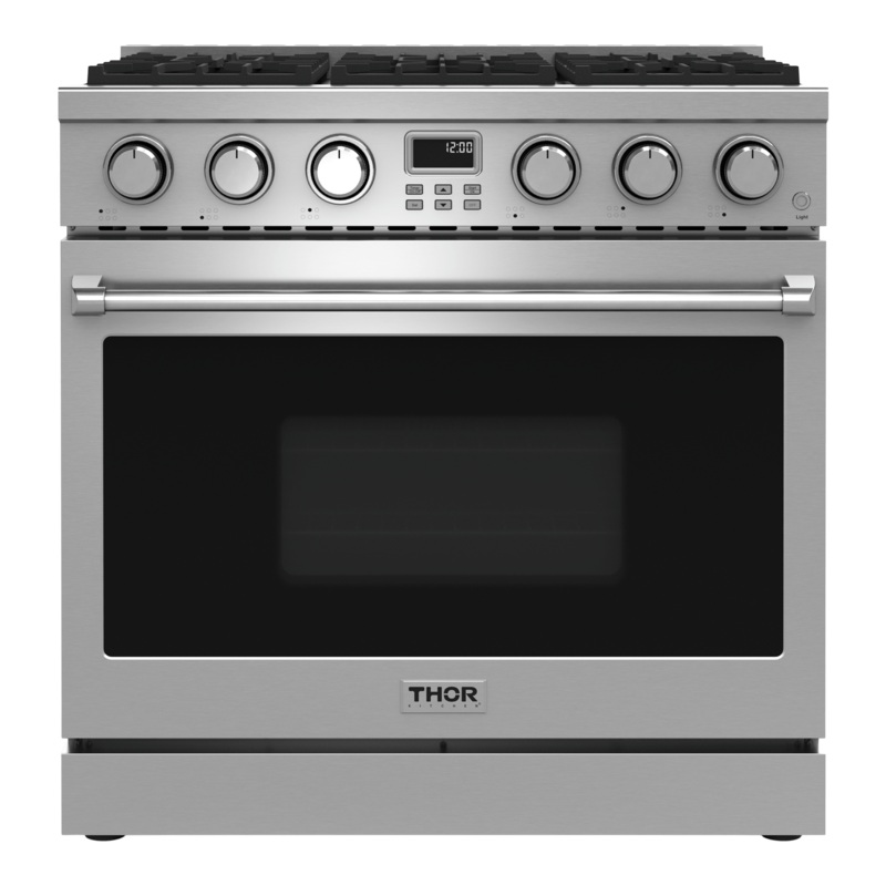 Thor Kitchen ARG36LP Thor Kitchen 36-Inch Contemporary Professional Gas Range – Arg36Lp