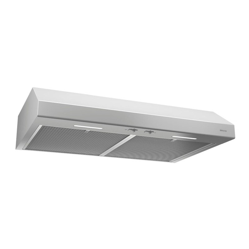 Broan BCSEK124WW Broan 24-Inch Convertible Under-Cabinet Range Hood, Energy Star, 300 Max Blower Cfm, White