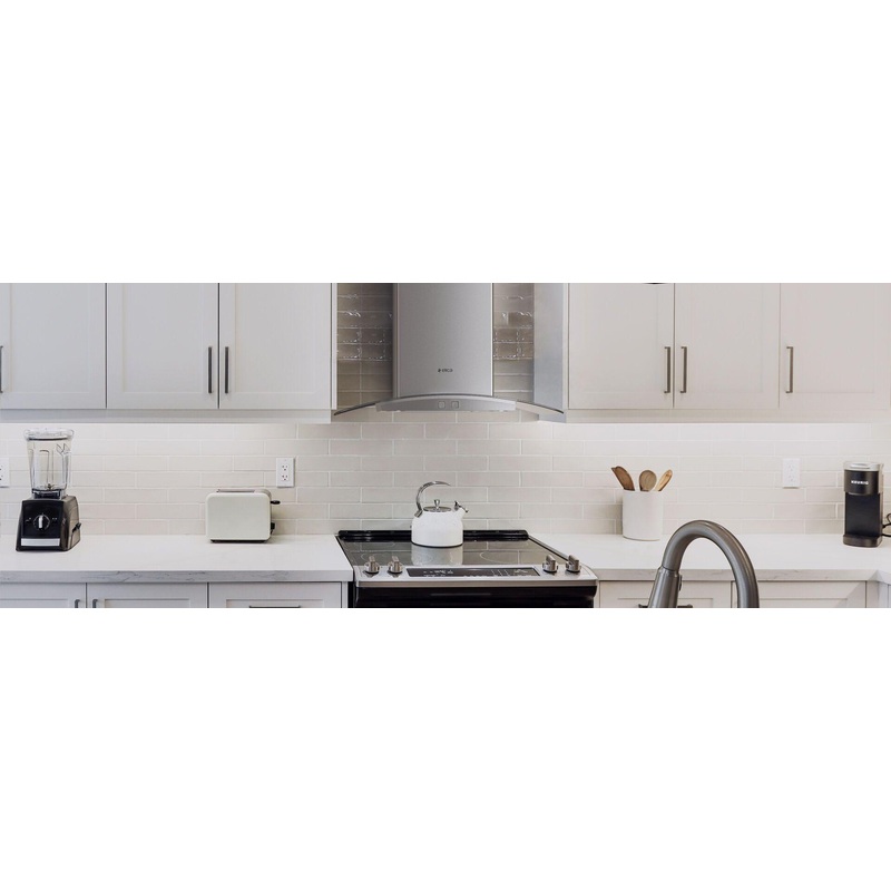 Elica EPT436S3 POTENZA Wall Mount Range Hood 36″ wide – 400CFM