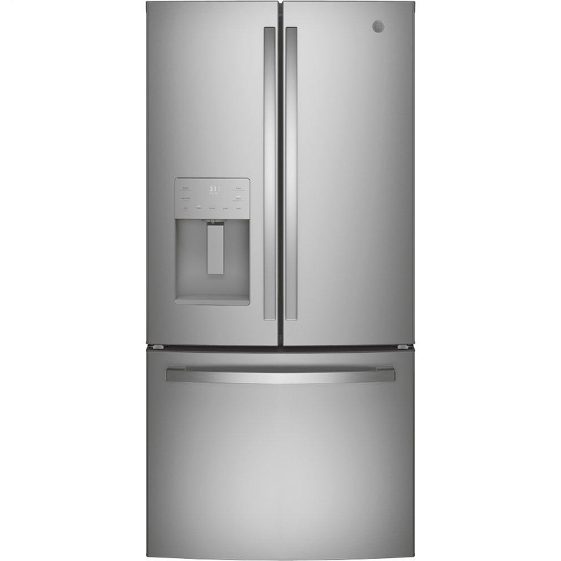 Ge Appliances GYE18JYLFS Ge Energy Star 17.5 Cu. Ft. Counter-Depth French-Door Refrigerator
