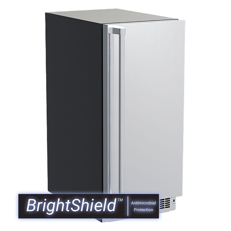 Marvel MPNP415SS81A 15 Inch Marvel Professional Nugget Ice Machine With Brightshield With Door Style – Stainless Steel