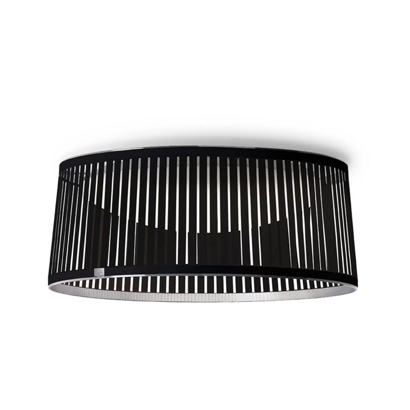 Solis Drum Flush Ceiling Lamp