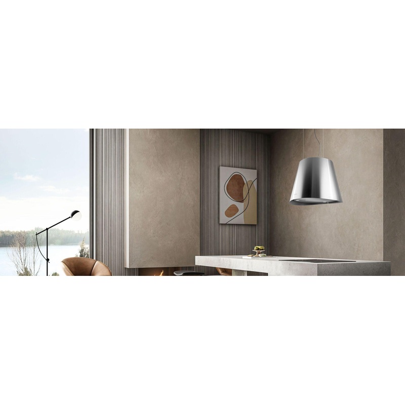 Elica EES320WT EASY WHITE Island Range Hood 20 1/4 wide – 350CFM