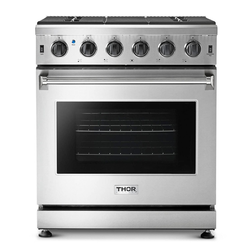 Thor Kitchen LRG3001ULP 30 Inch Gas Range In Stainless Steel – Liquid Propane