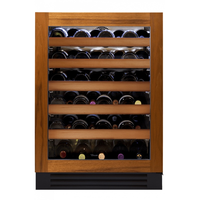 True Residential TWC24ROGC 24 Inch Single Zone Overlay Glass Door Right Hinge Undercounter Wine Cabinet
