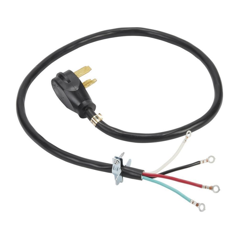 Whirlpool PT400L 4′ Electric Dryer Power Cord 4-Wire 30 Amp