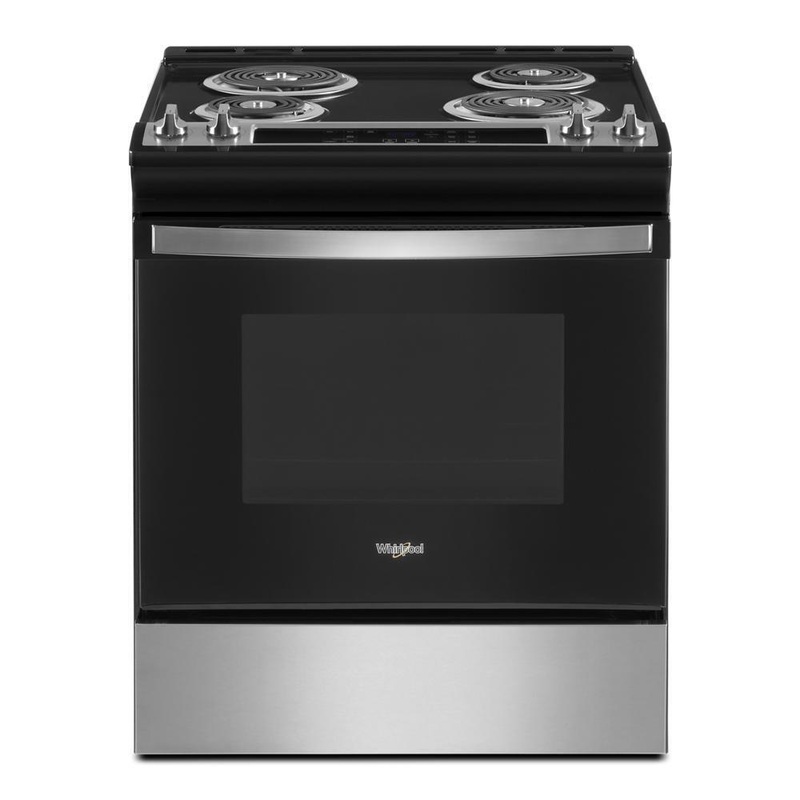 Whirlpool WEC310S0LS 4.8 Cu. Ft. Whirlpool Electric Range with Frozen Bake Technology